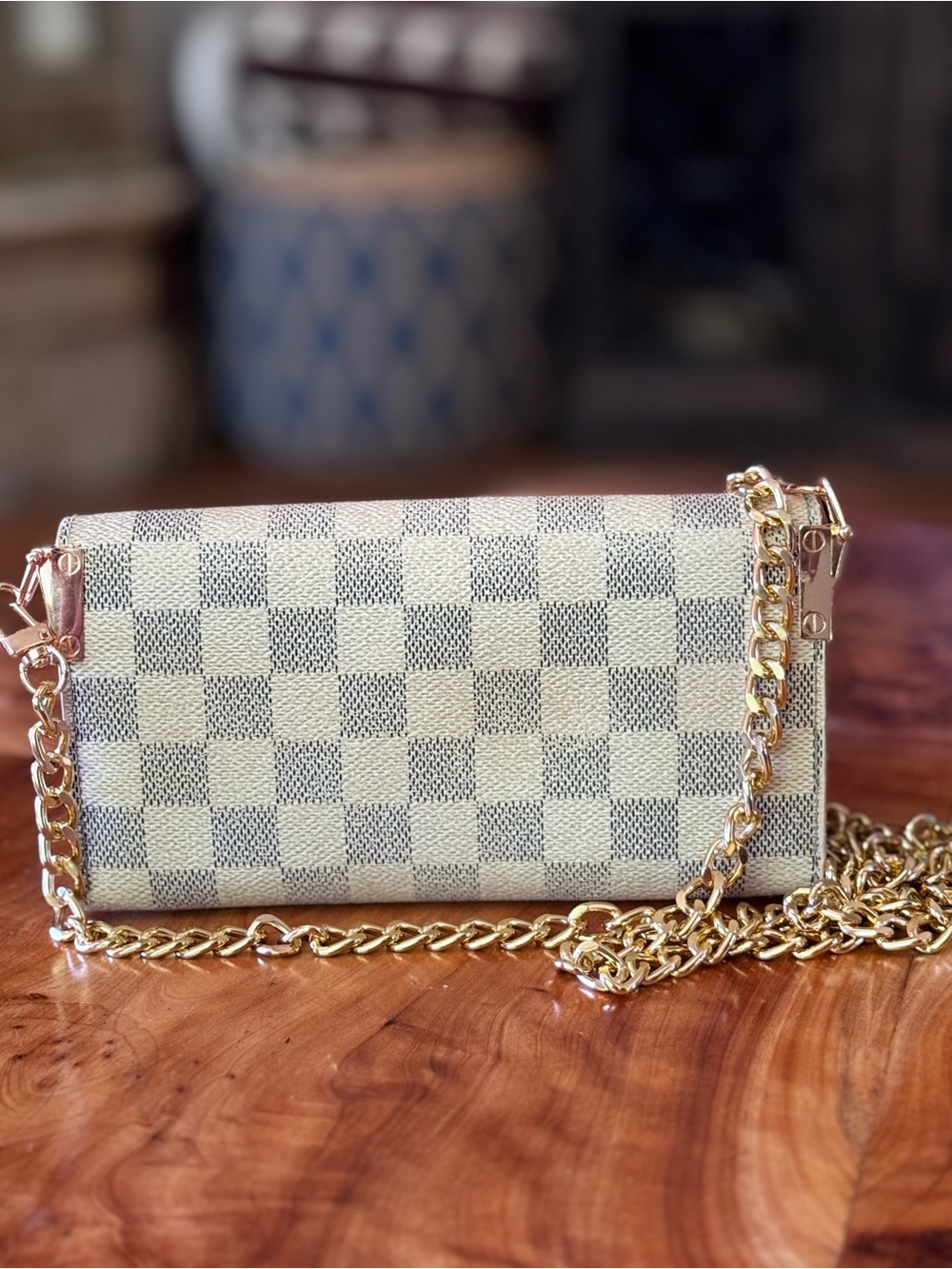 Louis Vuitton DAMIER Sarah wallet converted Crossbody vintage - Picture 4 of 17